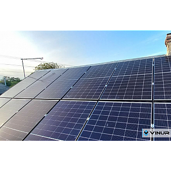 Гибридная солнечная электростанция для частного дома в с. Грузкое, Киевская область