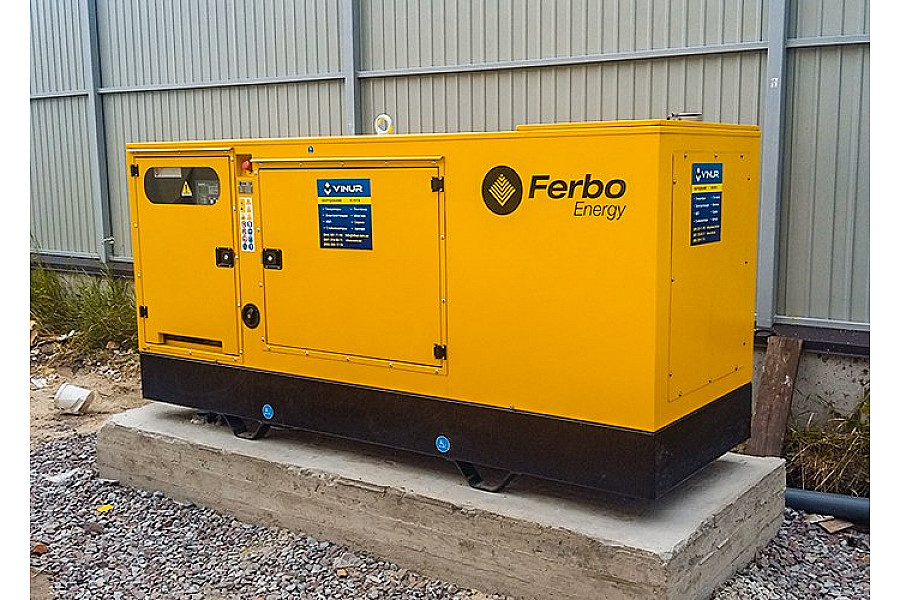 Промышленный дизель генератор 100 кВт FERBO FE135 I1-S-A в кожухе