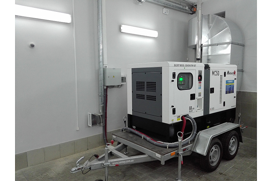 Резервный дизель генератор 50 кВт Matari MC50 для банка