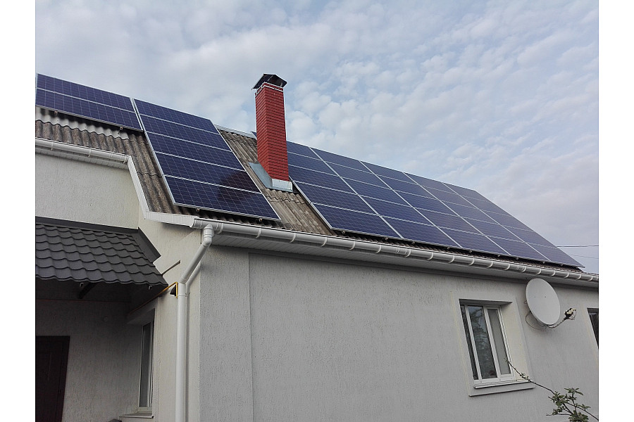 Сетевая солнечная электростанция для дома 20 кВт под «зелёный» тариф