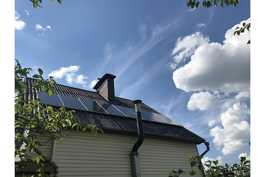 Солнечная электростанция 5 кВт для домохозяйства в Киевской области
