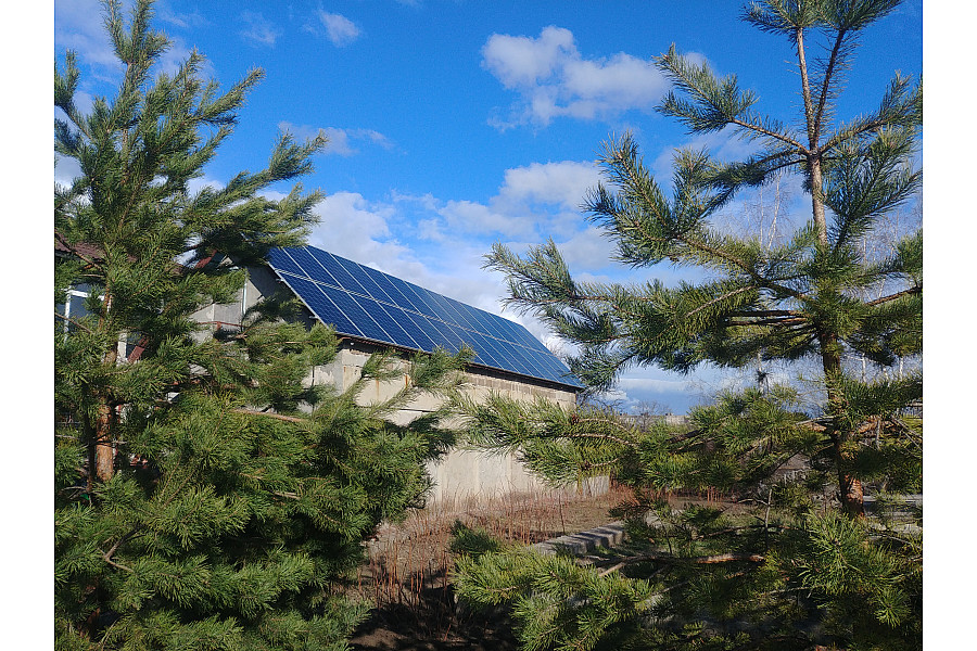 Сетевая солнечная электростанция 8 кВт c перспективой 30 кВт