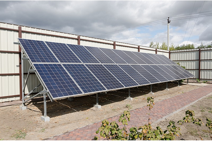 Сетевая солнечная электростанция 30 кВт