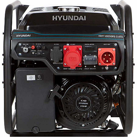 Бензиновый генератор HYUNDAI HHY 10050FE-3 ATS - фото 2