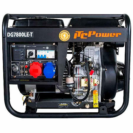 Электрогенератор дизельный ITC Power DG7800LET 6 кВт - фото 3