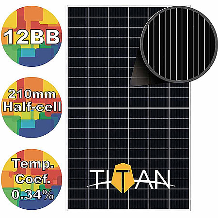 Сонячна панель Risen RSM120-8-590M TITAN - фото 2