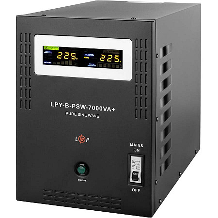 Джерело безперебійного живлення LogicPower LPY-B-PSW-7000VA+(5000Вт)10A/20A - фото 3