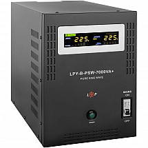 Джерело безперебійного живлення LogicPower LPY-B-PSW-7000VA+(5000Вт)10A/20A - фото 2