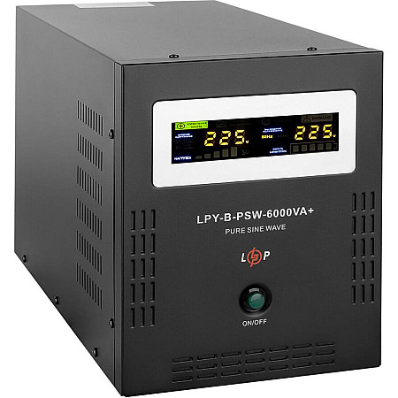 Джерело безперебійного живлення LogicPower LPY-B-PSW-6000VA+(4200Вт)10A/20A - фото 3