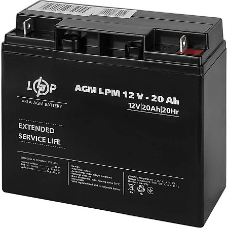 Акумуляторна батарея Logicpower AGM LPM 12V - 20 Ah
