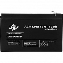 Акумуляторна батарея Logicpower AGM LPM 12V - 12 Ah - фото 2