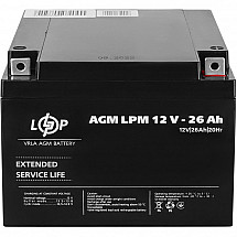 Акумуляторна батарея Logicpower AGM LPM 12V - 26 Ah