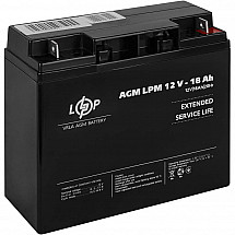 Акумуляторна батарея Logicpower AGM LPM 12V - 18 Ah - фото 2