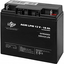 Акумуляторна батарея Logicpower AGM LPM 12V - 18 Ah
