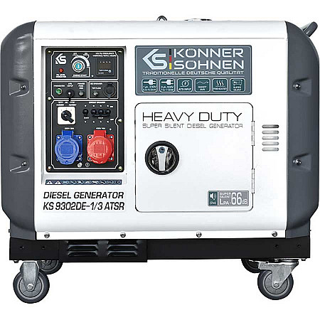 Дизельный генератор Könner & Söhnen KS 9302DE-1/3 ATSR - фото 2