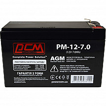 Акумуляторна батарея Powercom PM-12-7.0