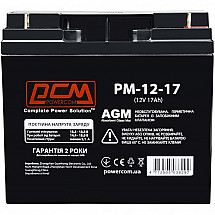 Акумуляторна батарея Powercom PM-12-17 - фото 2
