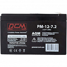 Аккумуляторная батарея Powercom PM-12-7.2 - фото 2