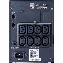 Джерело безперебійного живлення Powercom SPT-2000 II 1600 Вт 8 х IEC - фото 2