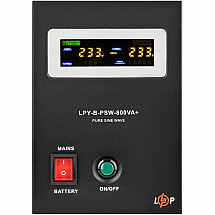 Джерело безперебійного живлення LogicPower 12V LPY-B-PSW-800VA+(560Вт) 5A/15A
