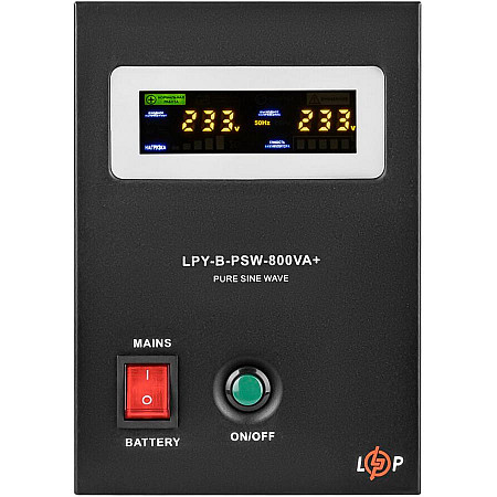 Источник бесперебойного питания LogicPower 12V LPY-B-PSW-800VA+(560Вт) 5A/15A