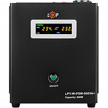 Джерело безперебійного живлення LogicPower 12V LPY-W-PSW-800VA+(560Вт)5A/15A