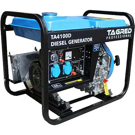 Дизельний генератор TAGRED TA4100D + олива - фото 3