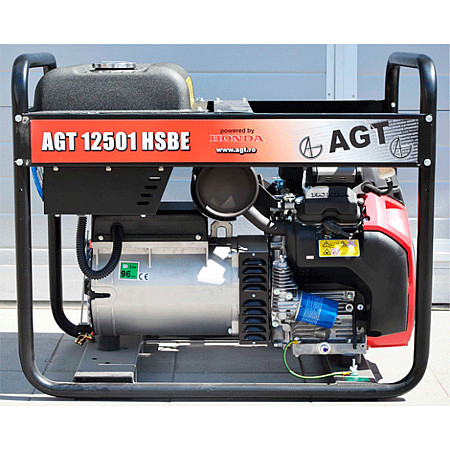 Бензиновый генератор AGT 12501 HSBE R16 - фото 2