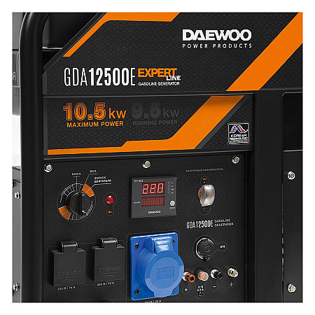 Бензиновий генератор Daewoo GDA 12500E - фото 3