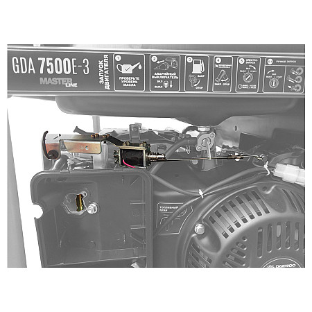 Бензиновый генератор Daewoo GDA 7500E-3 - фото 3