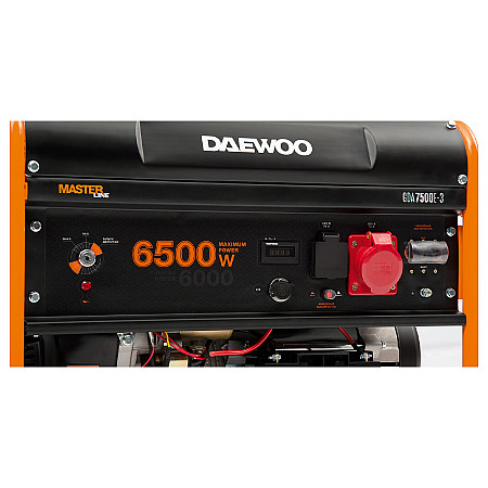 Бензиновый генератор Daewoo GDA 7500E-3 - фото 5