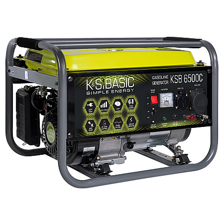 Бензиновий генератор KSB 6500C - фото 2