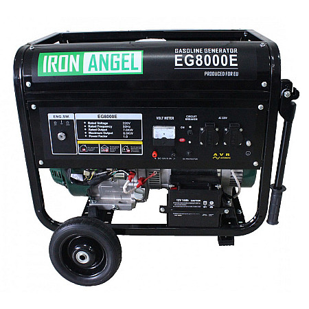 Бензиновий генератор Iron Angel EG8000E