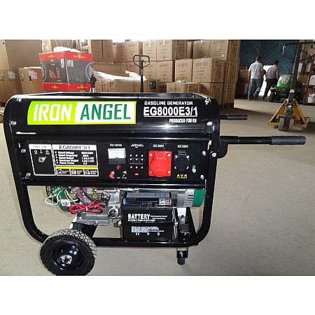 Бензиновый генератор Iron Angel EG8000E3/1 - фото 7