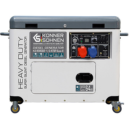 Дизельний генератор Konner Sohnen KS 9300DE-1/3 ATSR SUPER S (Euro V)