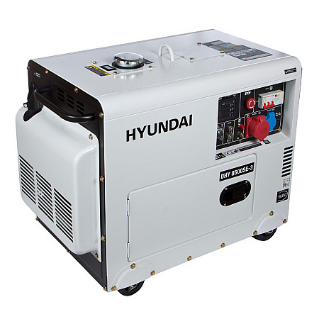Дизельный генератор HYUNDAI DHY 8500SE-3 - фото 2