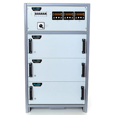 Стабилизатор напряжения Reta ННСТ-3х11 кВт SHTEEL 50А + WEB интерфейс (На силовых ключах SEMIKRON, INFINEON)