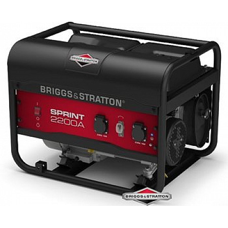 Бензогенератор 1,7 кВтBriggs&Stratton Sprint 2200A відкритого типу