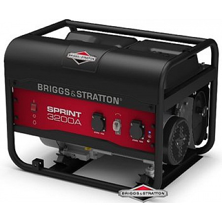 Генератор бензиновый 2,5 кВт Briggs&Stratton Sprint 3200A открытого типа