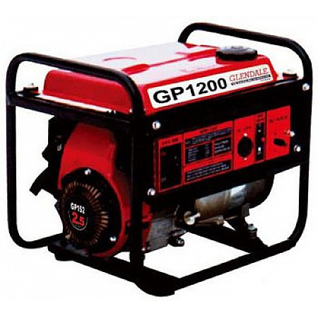 Бензогенератор 0,8 кВт Glendale GP1200 открытого типа