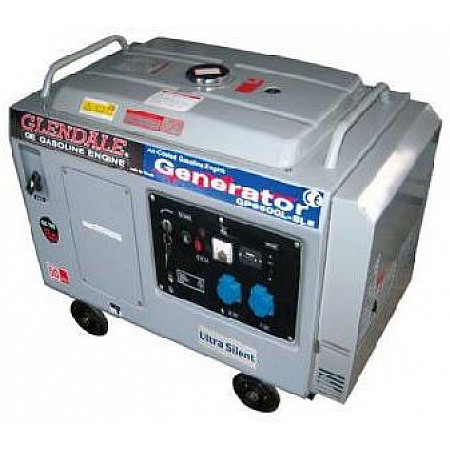 Бензогенератор 6 кВт Glendale GP6500L-SLE/3 у кожусі