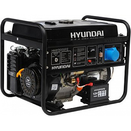 Бензиновый генератор 6 кВт HYUNDAI HHY 9000FE ATS открытого типа