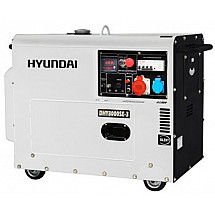 Дизельный генератор 6 кВт HYUNDAI DHY 8000SE-3 в кожухе