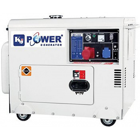 Дизель генератор 6 кВт KJ POWER KJ7500T3 у кожусі