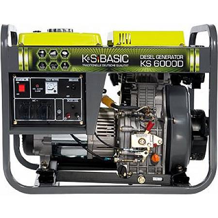 Дизель генератор 5 кВт Könner&Söhnen KS 6000D відкритого типу