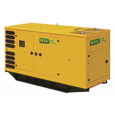 Дизельный генератор 400 кВт M.A.B. POWER SYSTEMS AD550 в кожухе