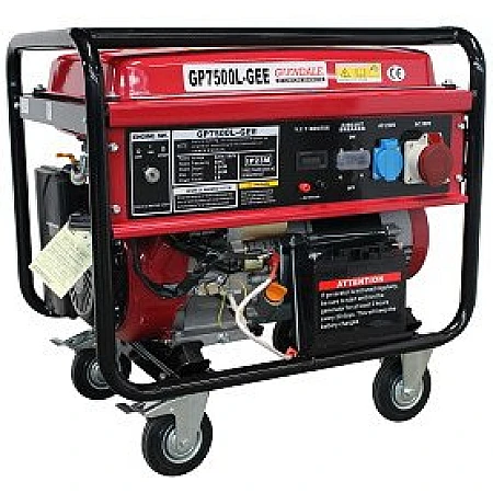 Електростанція бензинова 7 кВт Glendale GP7500L-GEE/3 відкритого типу