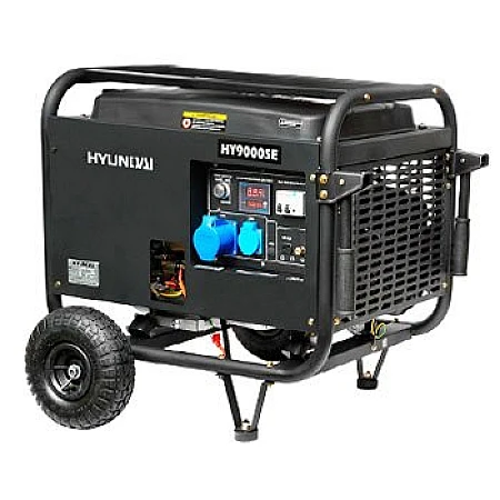 Бензогенератор 6,5 кВт HYUNDAI HY 9000SE вiдкритий