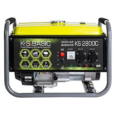 Бензиновий генератор 2,8 кВт KÖNNER&SÖHNEN KSB 2800C відкритого типу