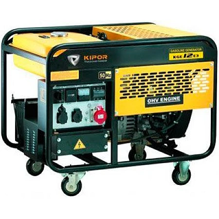 Бензиновий генератор 8 кВт KIPOR KGE12E3 відкритого типу